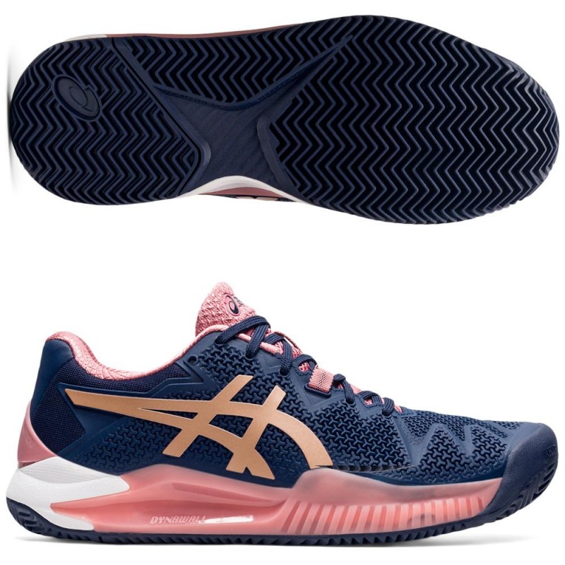 Asics Gel Resolution 8 Clay Peaconat Rose Gold Asics Gel Resolution 8 Clay Peaconat Rose Gold