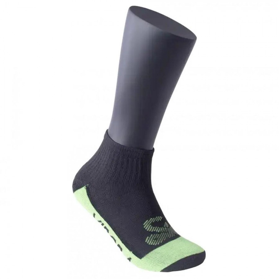 Calcetines Vibora Cortos Negros Amarillos Fluor