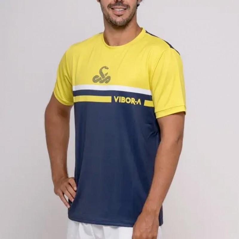 Camiseta Vibora Advanced Pro Marino Amarillo