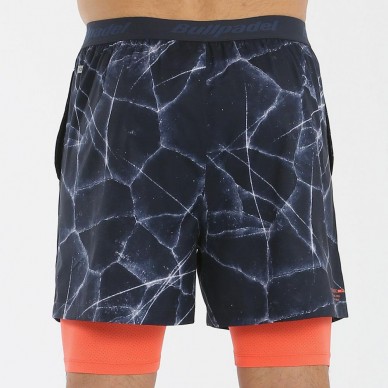 Pantalon Bullpadel Macheta Marino