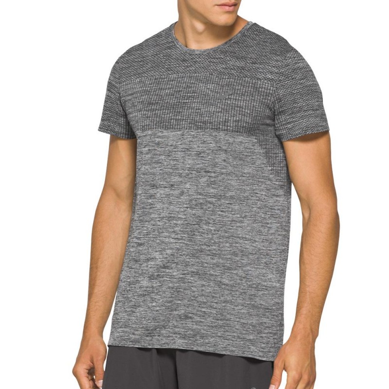 Camiseta Asics Race Seamless SS Performance Black Camiseta Asics Race Seamless SS Performance Black