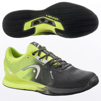 Zapatillas Head Sprint Pro 3.0 SF Clay Men Black Yellow 2021