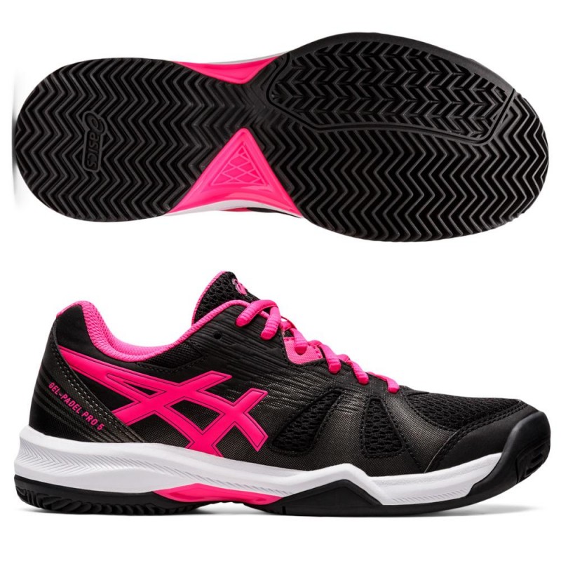 Asics Gel Padel Pro 5 Black Pink Glo