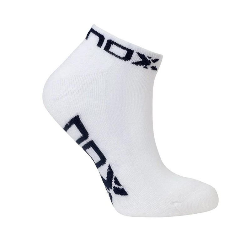 Calcetines Nox Tobilleros W Blancos Logo Azul Marino Calcetines Nox Tobilleros W Blancos Logo Azul Marino
