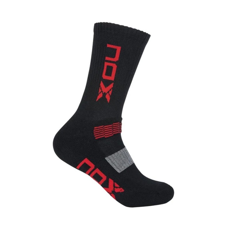 Calcetines Nox Largos M Negros Logo Rojo Calcetines Nox Largos M Negros Logo Rojo