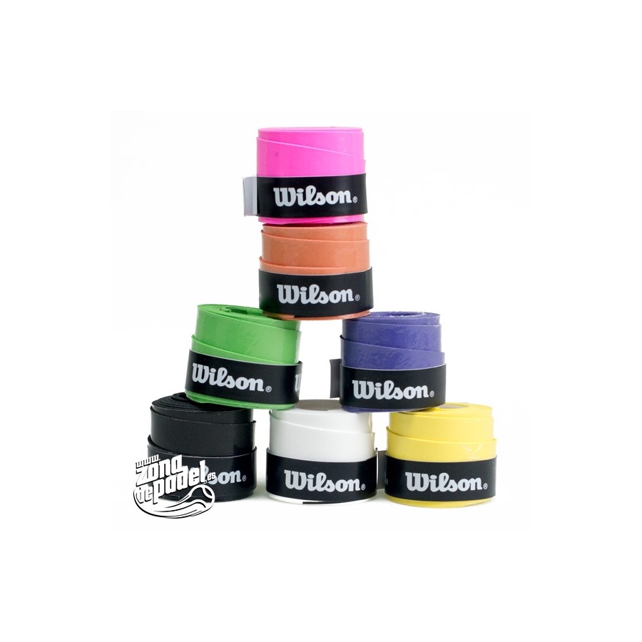 Pack 5 overgrips de padel Wilson colores variados