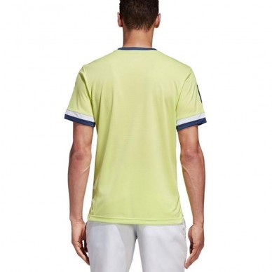 Camiseta Adidas Club 3STR Tee Amarilla Fluor