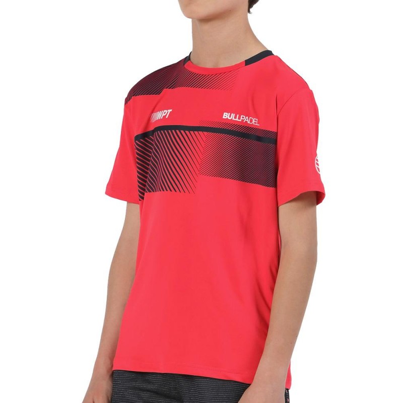 Pantalon Bullpadel Redullu JR Neon Crimson Pantalon Bullpadel Redullu JR Neon Crimson