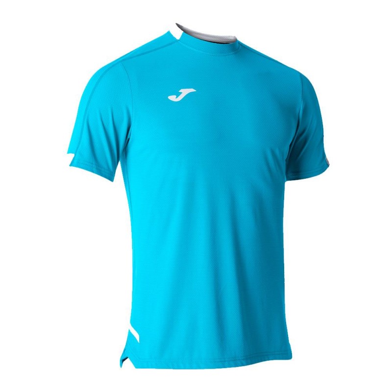 Camiseta Joma Manga Corta Smash Turquesa Fluor Camiseta Joma Manga Corta Smash Turquesa Fluor