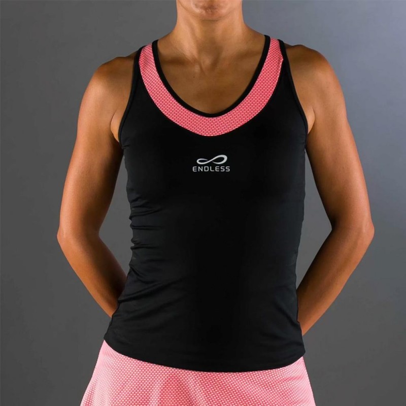 Camiseta Endless Lux II Negro Rosa Camiseta Endless Lux II Negro Rosa