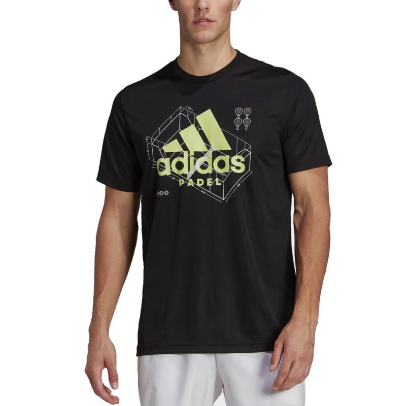 T-shirt Adidas M Pad G Noir