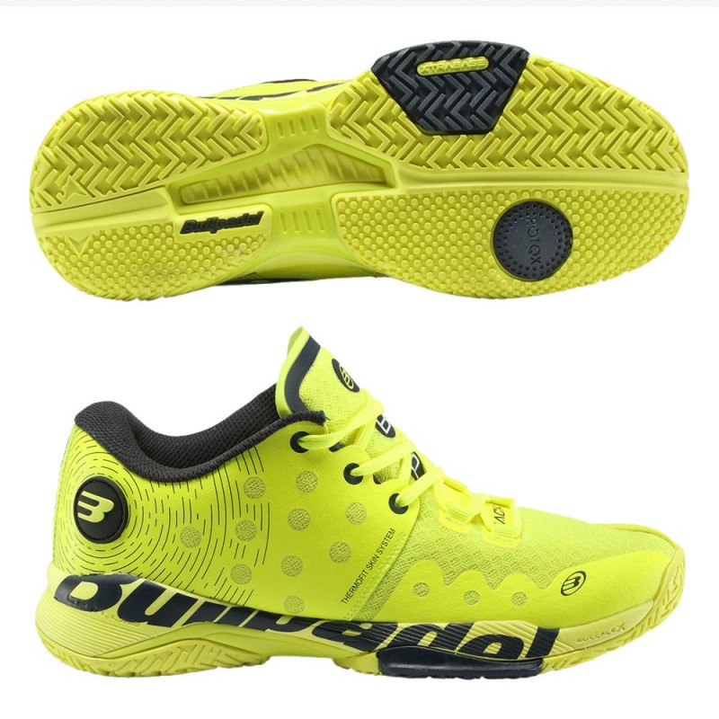 Chaussures Bullpadel Hack Hybrid 22 Jaunes Chaussures Bullpadel Hack Hybrid 22 Jaunes