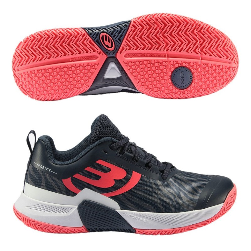 Chaussures Bullpadel Next Hybrid PRO W 22 Gris Chaussures Bullpadel Next Hybrid PRO W 22 Gris