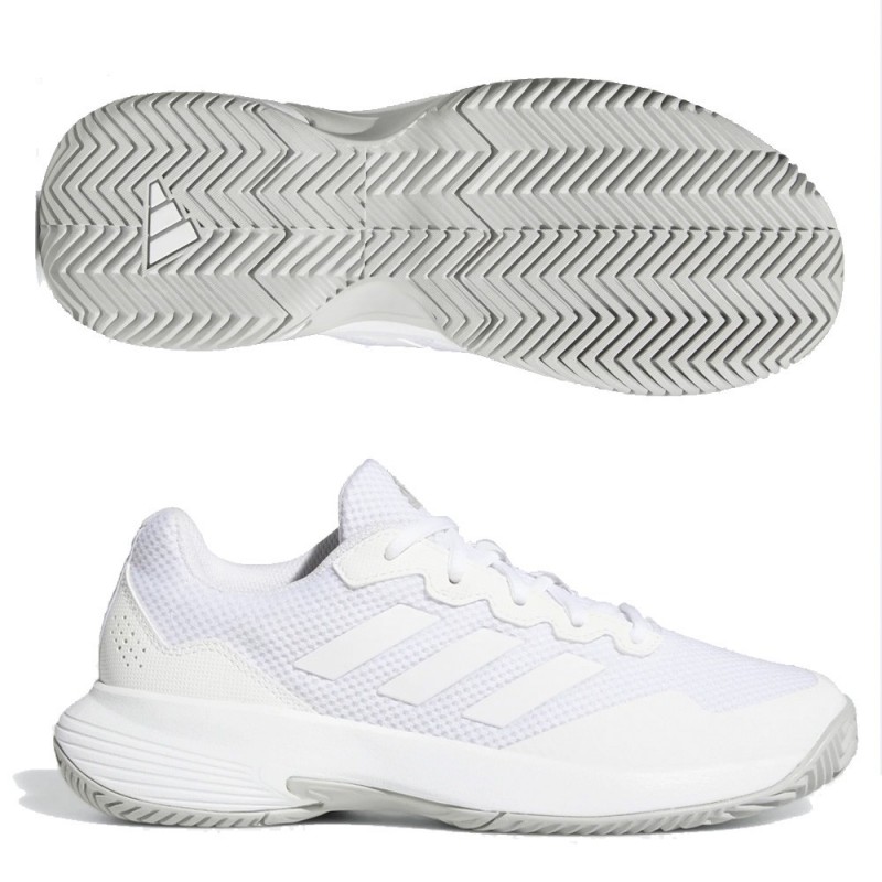 Chaussures Adidas Game Court 2 W FTWR Blanc Gris 2022 Chaussures Adidas Game Court 2 W FTWR Blanc Gris 2022