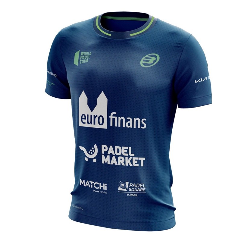 T-shirt Bullpadel Manex Paquito Navarro Bleu Vigore T-shirt Bullpadel Manex Paquito Navarro Bleu Vigore