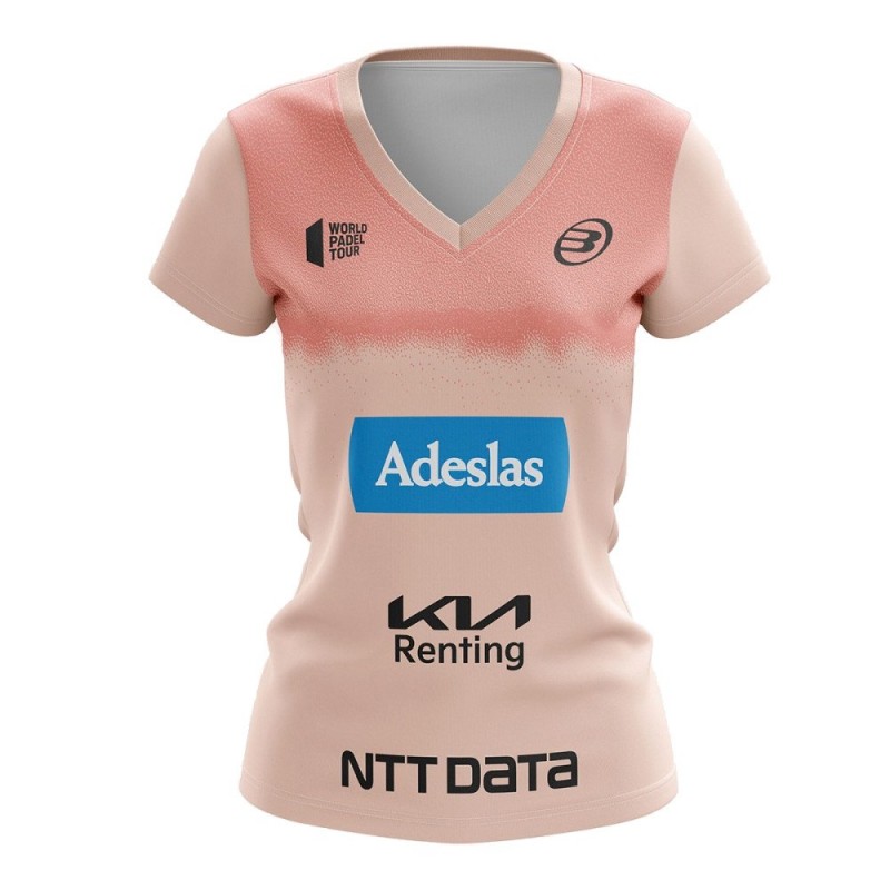 T-shirt Bullpadel Yeco Gemma Triay Saumon Fluor T-shirt Bullpadel Yeco Gemma Triay Saumon Fluor