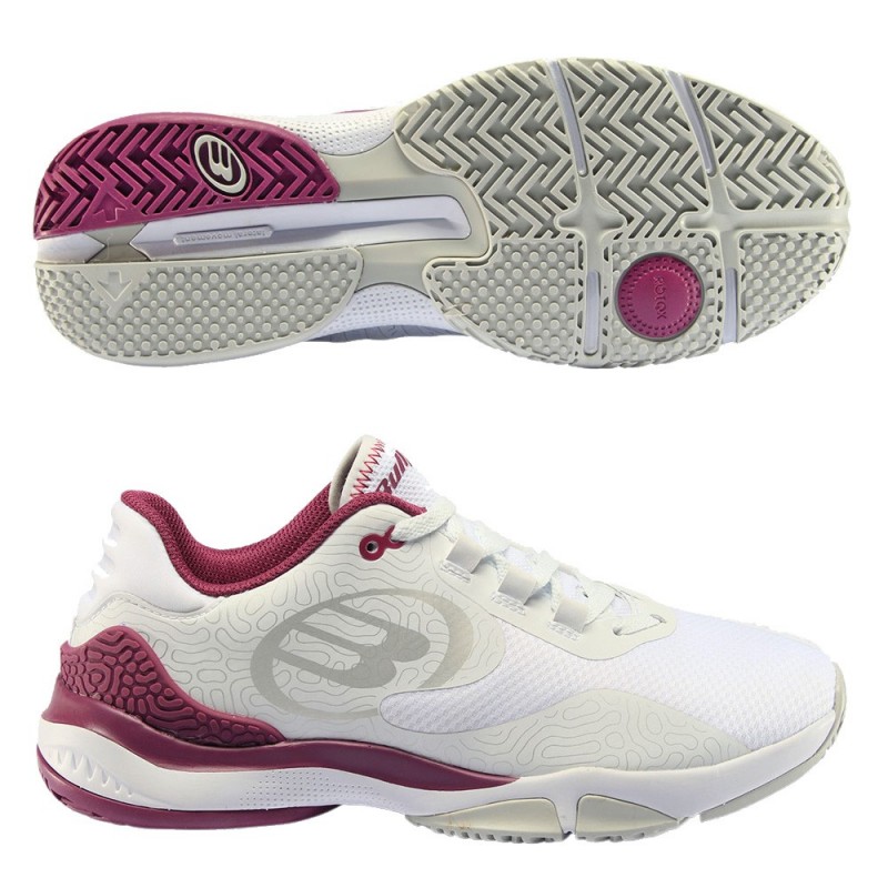 Chaussures Bullpadel Flow Hybrid Fly 22 Blanc Violet Chaussures Bullpadel Flow Hybrid Fly 22 Blanc Violet