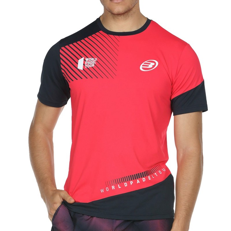 T-shirt Fluo Bullpadel Ricione Carmesi T-shirt Fluo Bullpadel Ricione Carmesi