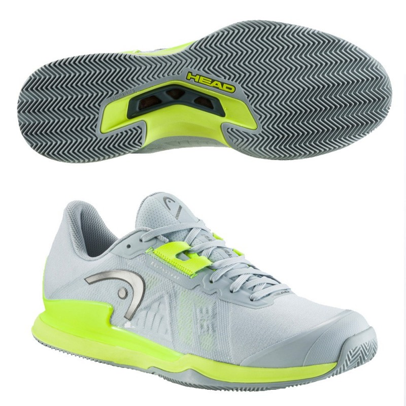 Chaussures Head Sprint Pro 3.5 Clay GRYE 2022 Chaussures Head Sprint Pro 3.5 Clay GRYE 2022