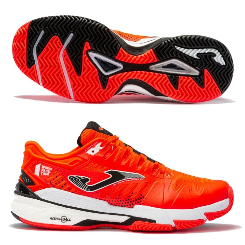 Chaussures Joma T.SLAM MEN 2207 Corail Noir