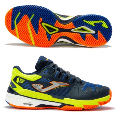 Chaussures Joma T.SLAM MEN 2204 Royal Yellow Fluor