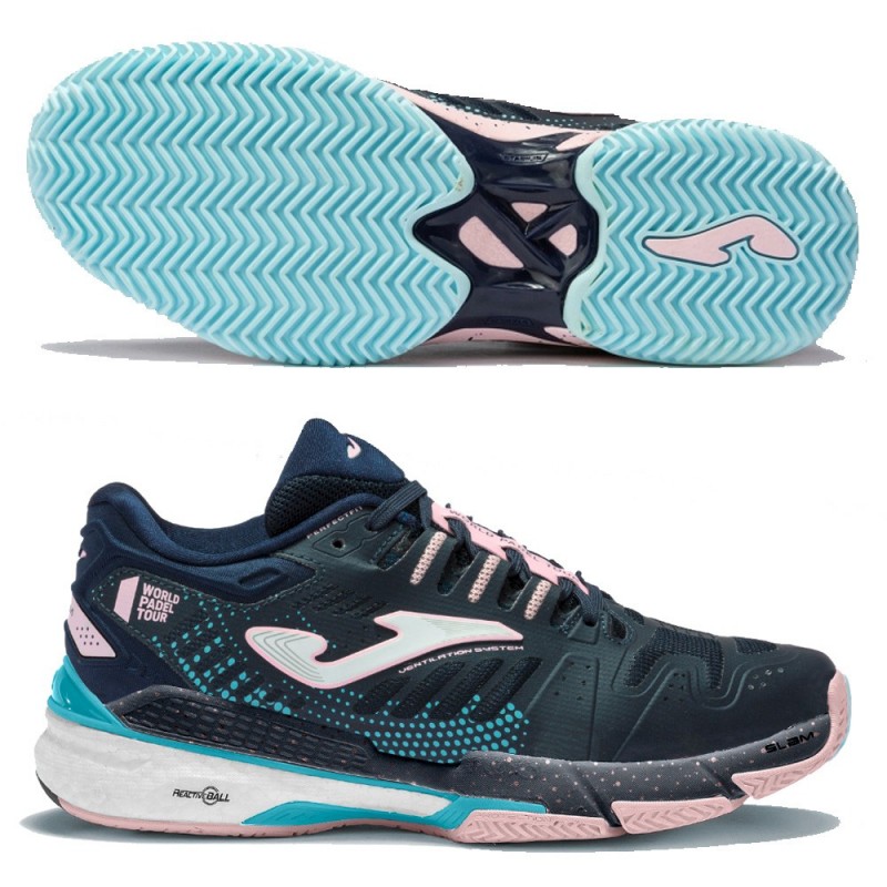 Chaussures Joma T.SLAM LADY 2203 Marine Rose