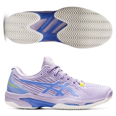 Chaussures Asics Solution Speed FF 2 Clay Murasaki Pervenche Bleu