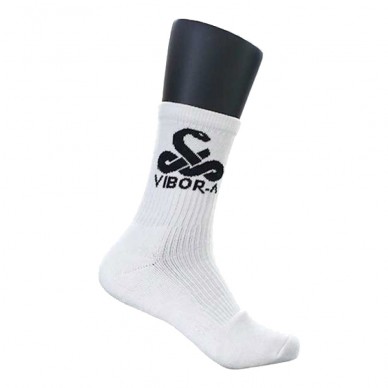 Chaussettes blanches mi-mollet Vibora