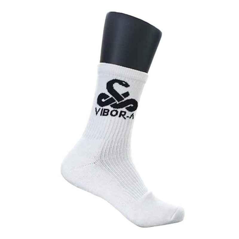 Chaussettes blanches mi-mollet Vibora Chaussettes blanches mi-mollet Vibora
