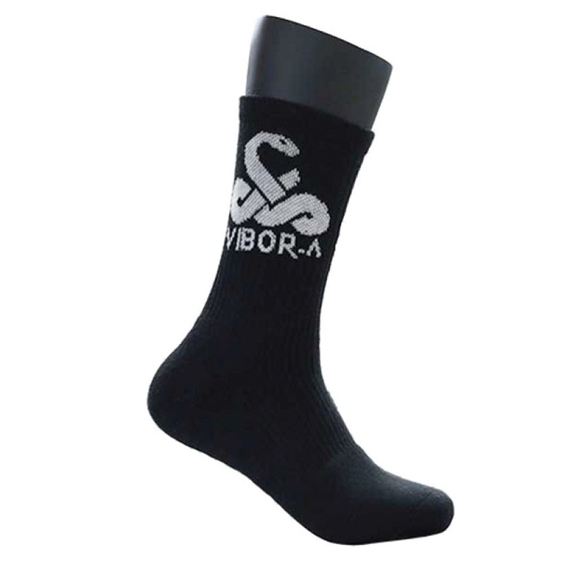 Chaussettes noires mi-mollet Vibora