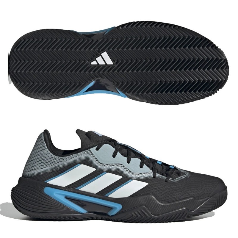 Chaussures Adidas Barricade M Clay Magique Gris Blanc Noir 2022 Chaussures Adidas Barricade M Clay Magique Gris Blanc Noir 2022