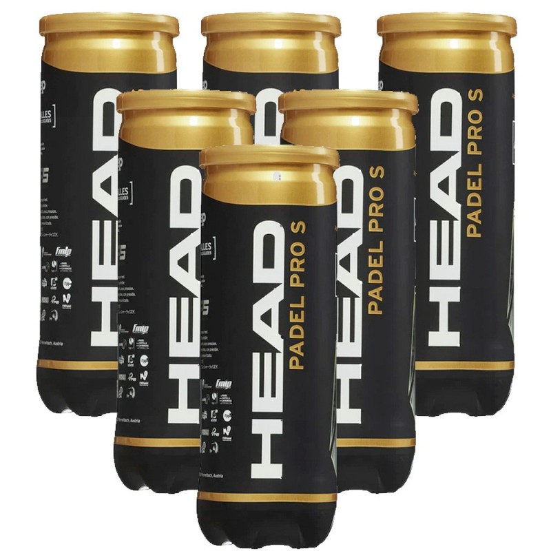 Pack 6 tubes Head Padel Pro S Pack 6 tubes Head Padel Pro S