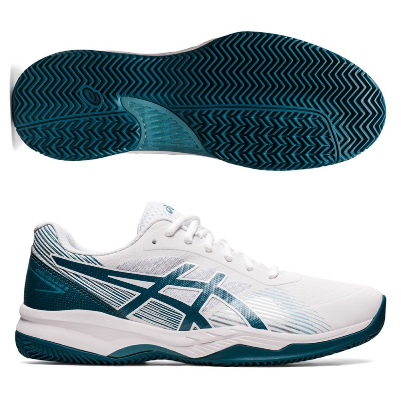 Asics Gel Game 8 TERRE BATTUE White Velvet Pine Asics Gel Game 8 TERRE BATTUE White Velvet Pine