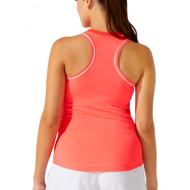 Camiseta Asics Court W Piping Tank diva rose