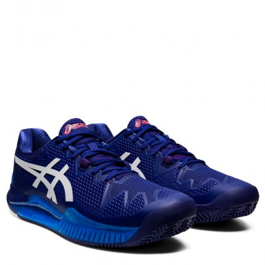 Asics Gel Resolution 8 Clay diva blue white