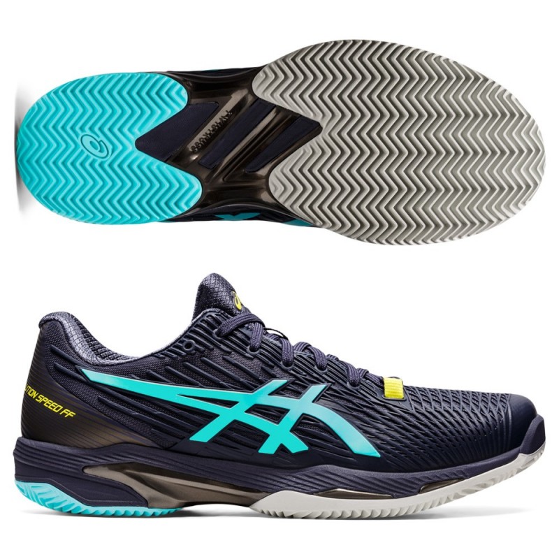 Asics Solution Speed FF 2 Clay indigo brouillard menthe glacée Asics Solution Speed FF 2 Clay indigo brouillard menthe glacée