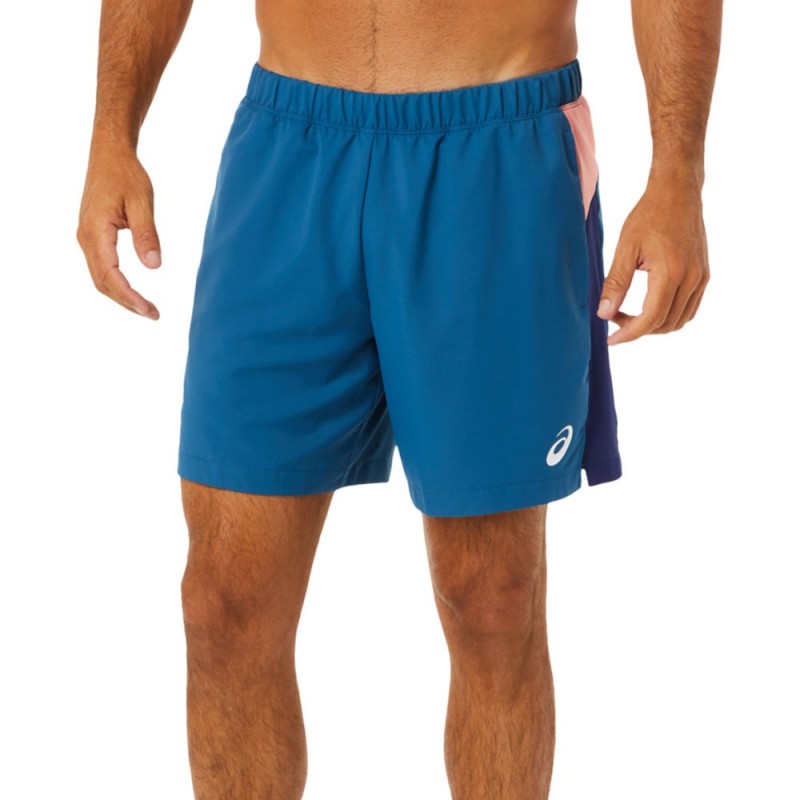 Pantalon Asics Court Color Block indigo clair Pantalon Asics Court Color Block indigo clair