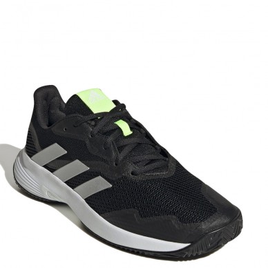 Chaussures Adidas Courtjam Control M core noir argent blanc 2022