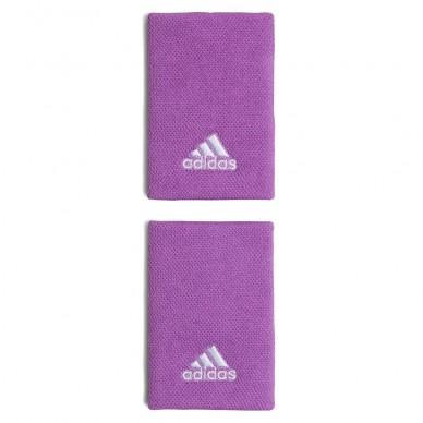 Poignets Adidas Tennis L Semi Pulse Lilas Blanc