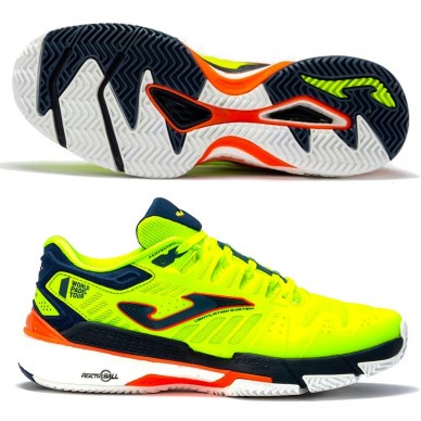 Chaussures Joma T.SLAM MEN 2209 Jaune Fluo Marine