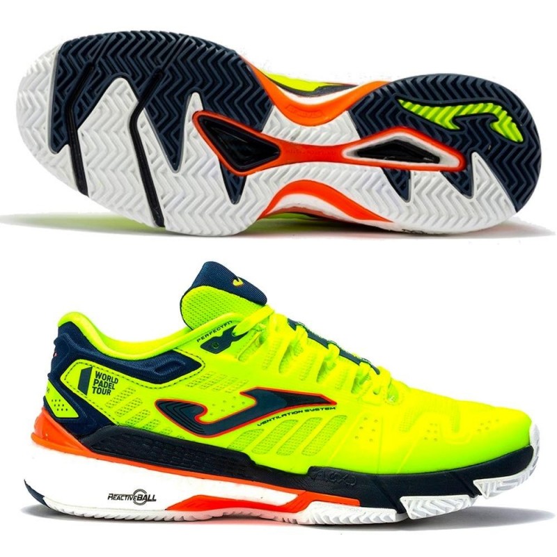 Chaussures Joma T.SLAM MEN 2209 Jaune Fluo Marine Chaussures Joma T.SLAM MEN 2209 Jaune Fluo Marine