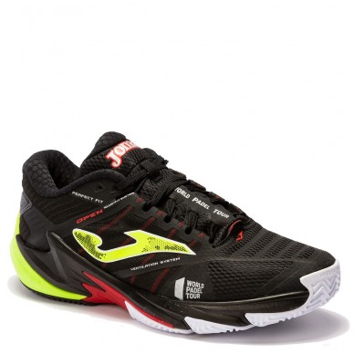 Chaussures Joma T.OPEN MEN 2201 Noir Vert Fluo