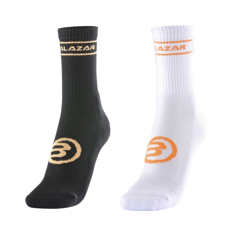 Chaussettes Bullpadel BP22AS07 noires et blanches