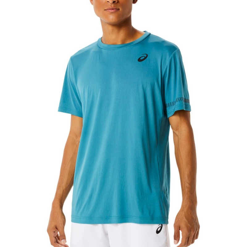 Camiseta Asics Court M SS TEE pin brumeux