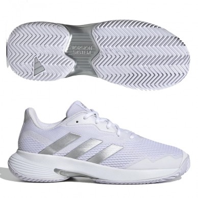 Chaussures Adidas Courtjam Control W nuage blanc argent métallique 2022