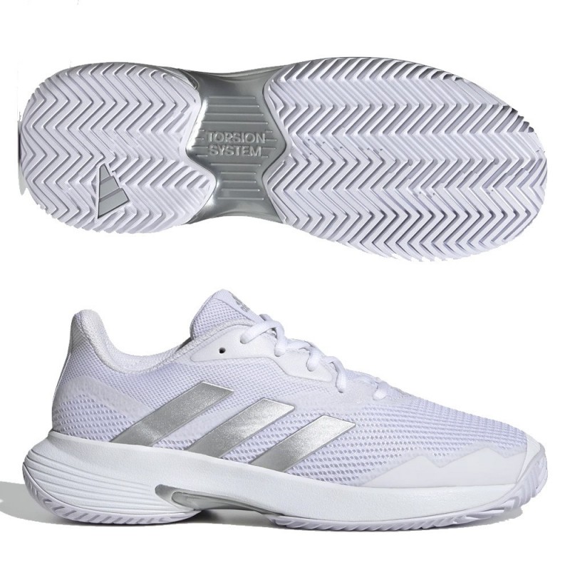 Chaussures Adidas Courtjam Control W nuage blanc argent métallique 2022 Chaussures Adidas Courtjam Control W nuage blanc argent métallique 2022