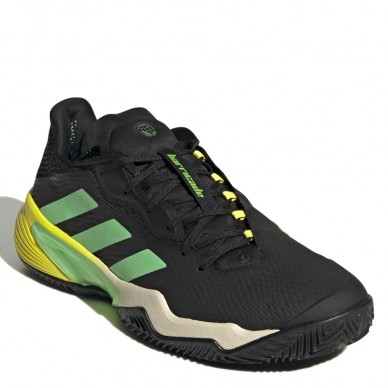 Chaussures Adidas Barricade M Clay blanc faisceau vert jaune 2022