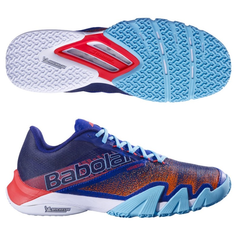 Chaussures Babolat Jet Premura 2 Men blue poppy red Chaussures Babolat Jet Premura 2 Men blue poppy red