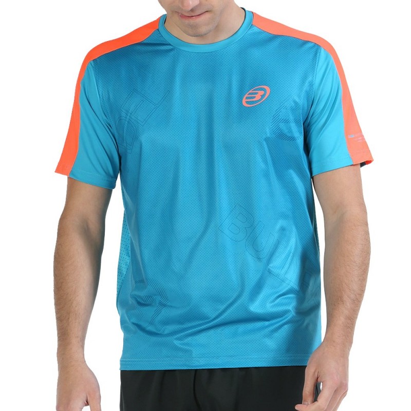T-shirt Turquoise Mitad Bullpadel T-shirt Turquoise Mitad Bullpadel
