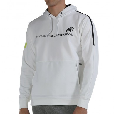 Sweat á capuche Bullpadel Lipis blanc